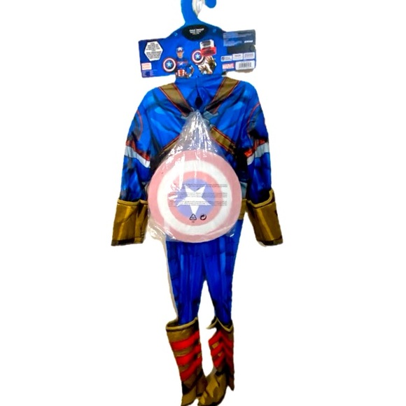 JAZWARES MARVEL Deluxe Muscle Jumpsuit Halloween Costume Boy’s Sz M (7/8) - Picture 5 of 8